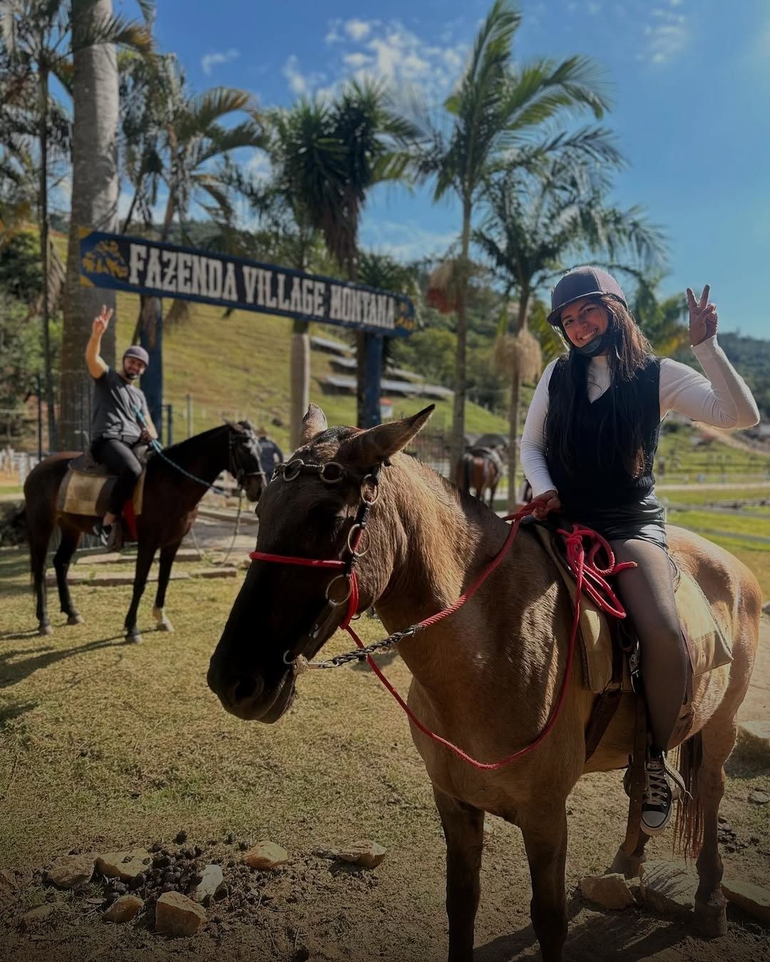 Cavalgada na fazenda